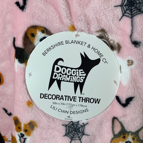 Halloween Puppies Decorative Oversized Throw Blanket NEW! - Picture 8 of 8